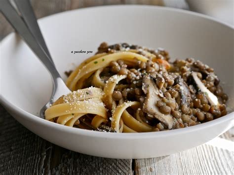 Pasta Con Lenticchie E Funghi Cardoncelli A Zucchero Zero