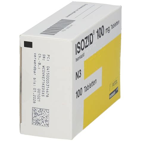 ISOZID® 100 mg 100 St mit dem E-Rezept kaufen - Shop Apotheke