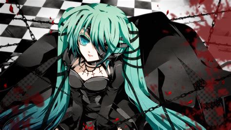 Fond D Cran Filles Anime Cheveux Longs Vocalo De Hatsune Miku Du