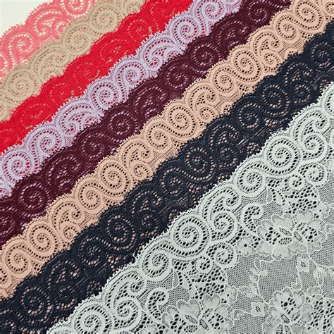 Renda Para Lingerie 5 Metros 18cm Poliamida Elastano Shopee Brasil