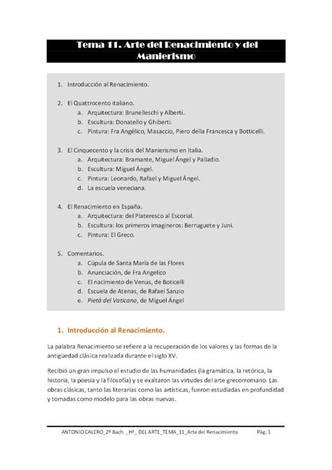 Pdf Renacimiento Apuntes Dokumen Tips