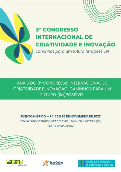 Pdf Anais Do Congresso Internacional De Criatividade E Inova O Cci