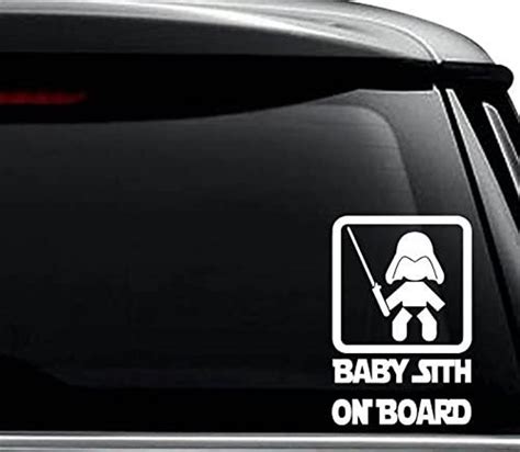 Baby Sith On Board Decal Sticker For Use On Laptop Helmet Car Truck