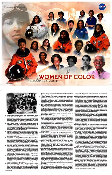 Pioneers and Innovators: Women of Color - NASA Science