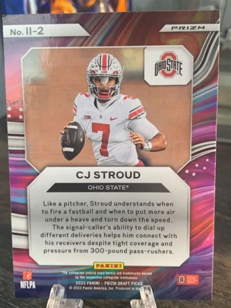 Carte Rc Panini Prizm Draft Picks Cj Stroud Impact Instantan