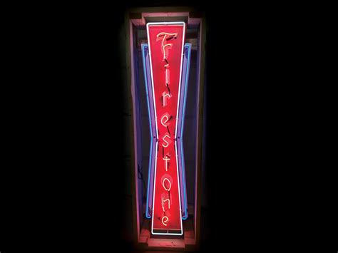 Firestone Neon Tin Sign Palm Beach Rm Sotheby S