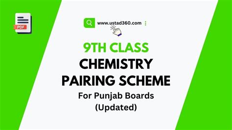 Th Class Chemistry Pairing Scheme Ustad