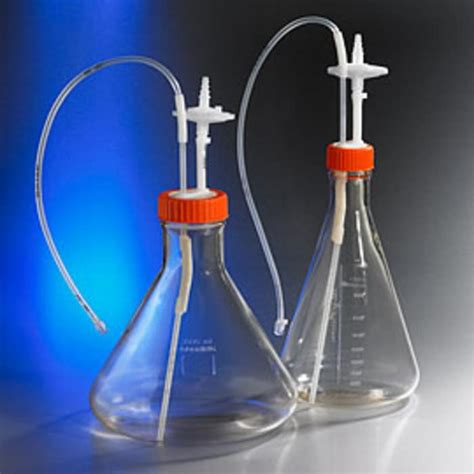 Corning 1L Polycarbonate Erlenmeyer Flask with 1 8 Dip Tube 0 2 µm