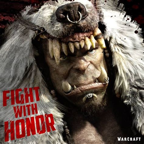 New promo poster of Durotan from Warcraft movie | Warcraft art ...