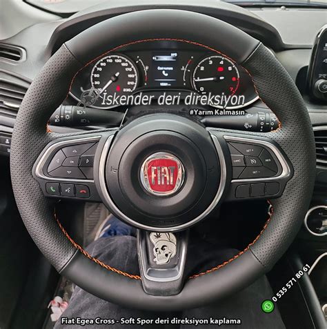 Fiat Egea Cross Deri direksiyon kılıfı