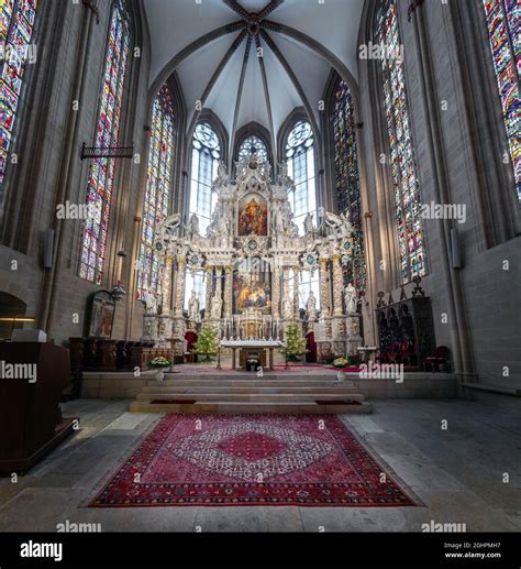 Erfurt Cathedral Interior - Erfurt, Thuringia, Germany Stock Photo - Alamy