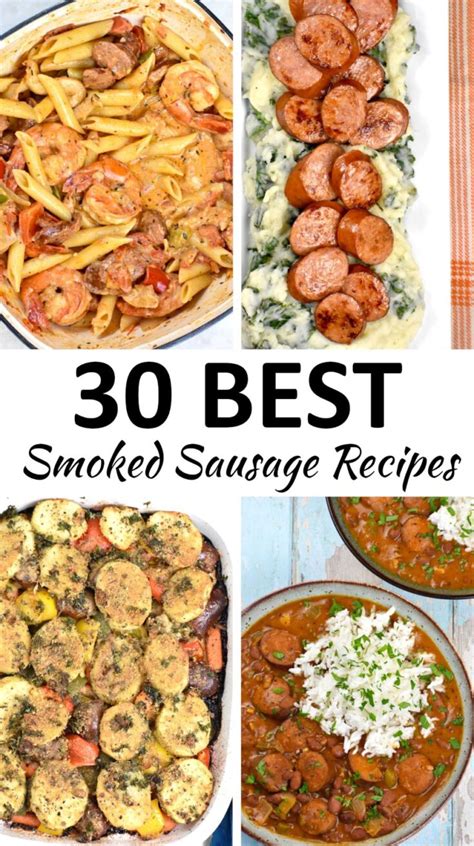 The BEST Smoked Sausage Recipes - GypsyPlate