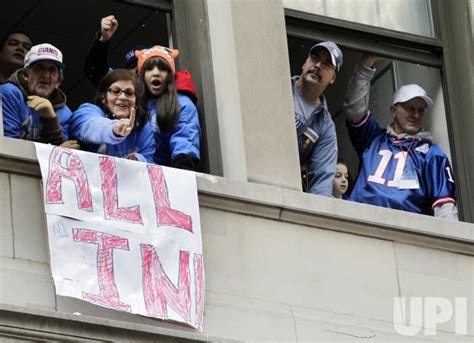 Photo New York Giants Super Bowl Xlvi Ticker Tape Victory Parade In