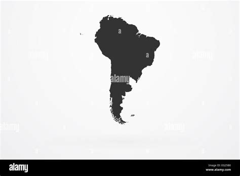 South America Continent Map Stock Photo - Alamy