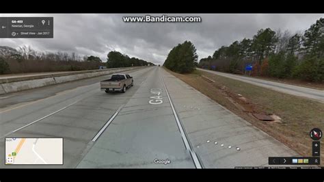 Interstate 85 Georgia Exits 47 To 35 Southbound Youtube