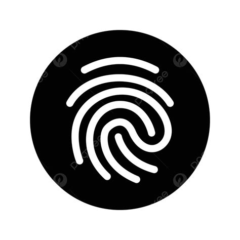 Biometric Biometric Thumbprint Finger Vector Biometric Thumbprint