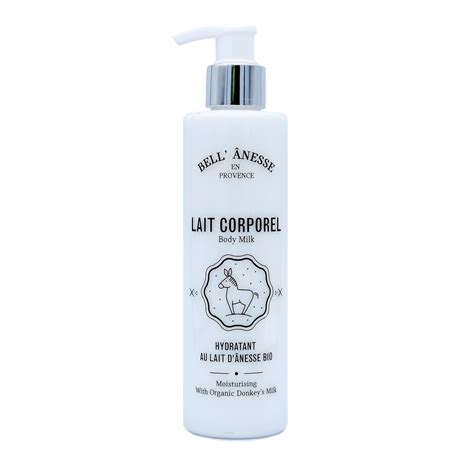 LAIT CORPOREL AU LAIT D ÂNESSE BIO HYDRATANT 250 ML Soins du corps