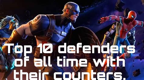 Top 10 Defenders In Bgs Of All Time With Their Possible Counters Mcoc 2023 Youtube