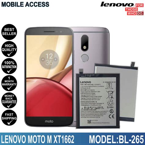 Lenovo Xt Moto M Xt Xt Built In Battery Model Bl