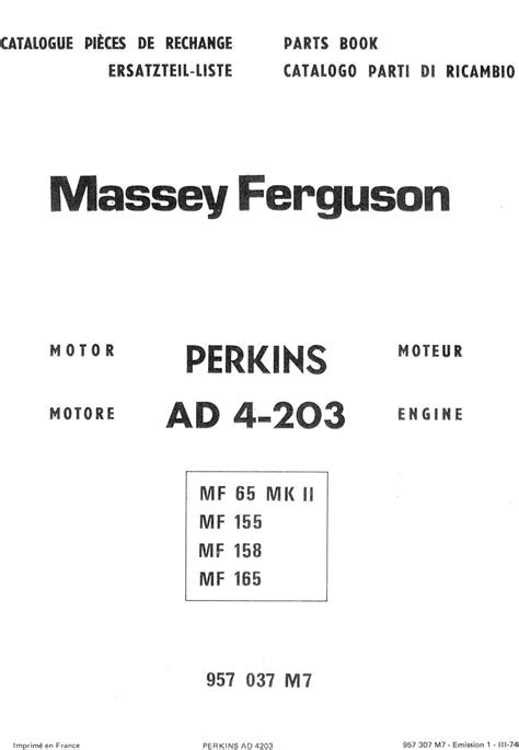 Massey Ferguson Tractor Parts List Reviewmotors Co