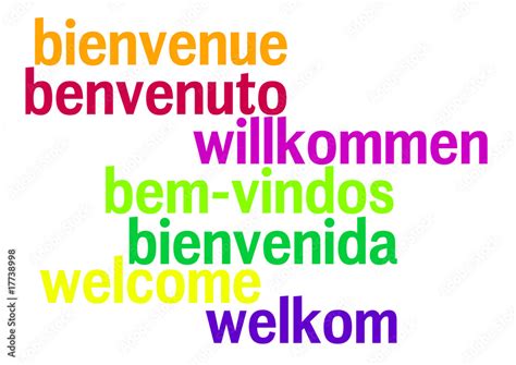 Bienvenue Stock Illustration Adobe Stock