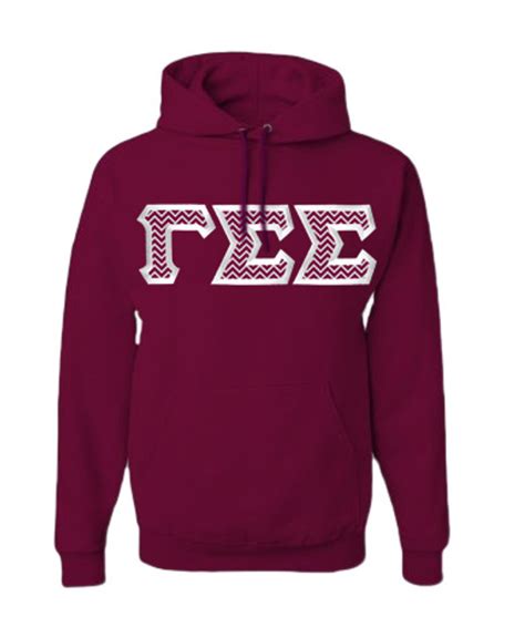 Gamma Sigma Sigma Custom Twill Hooded Sweatshirt Greek Gear