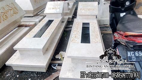 Produk Batu Marmer Model Kijing Minimalis Makam Marmer Murah Kijing