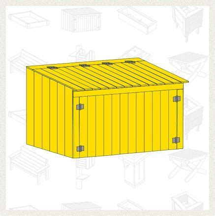 Outdoor Garbage Can Enclosure Plans - WoodWorking Projects & Plans