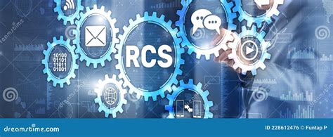 Rcs Rich Communication Services Stock Photo Image Of Help Network