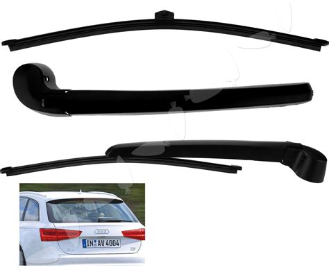 Upgrade Rear Back Wiper Blade And Arm For Audi A3 8p1 8v1 A4 B6 B7 03 12 Ebay