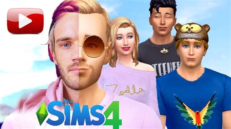 Youtubers Sims 4 Create A Sim Youtube