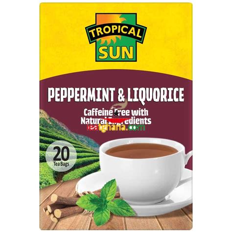 Peppermint & Liquorice Tea - I Eat Ghana