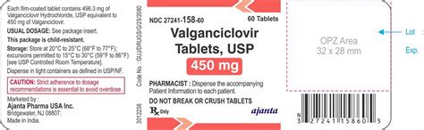 Valganciclovir By Ajanta Pharma Limited Ajanta Pharma Ltd Dahej