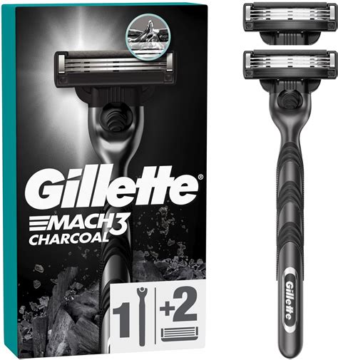 Бритвенный станок с 2 сменными кассетами - Gillette Mach3 Charcoal ...