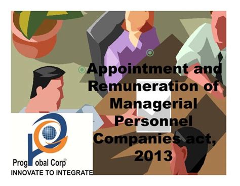 Appointment And Remuneration Of Managerial Personnel COMPANIES ACT