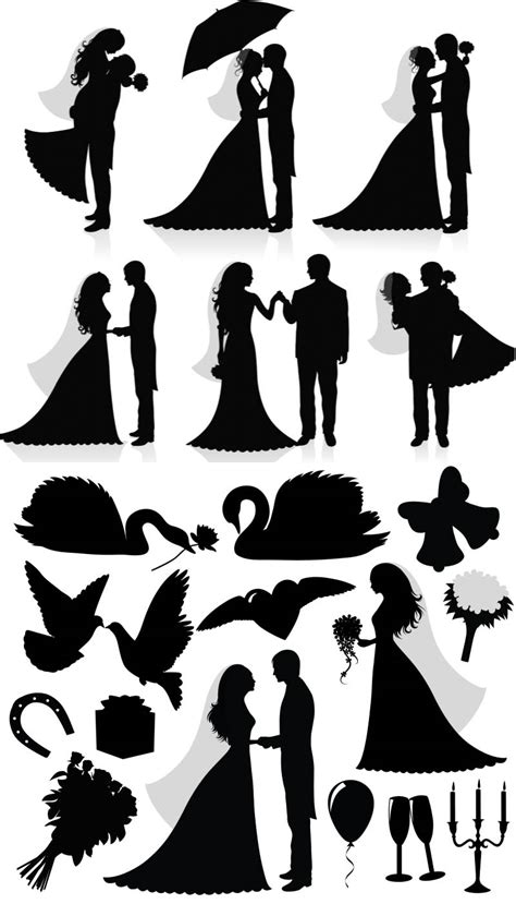 20 Vector Silhouettes Images Free Vector Children Silhouettes Woman