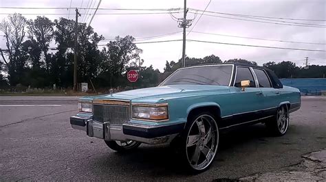 Cadillac Brougham On 28s Dub Hypa Rims Youtube