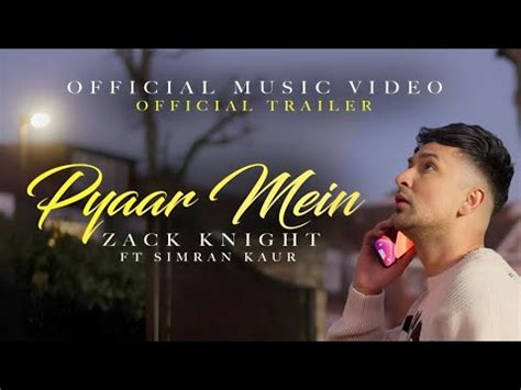 Zack Knight Pyaar Mein New Slow Reverb Song Official Video Ft