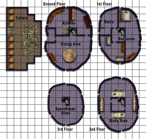 Area Maps - Drow Campaign: Menzoberranzan the Mighty