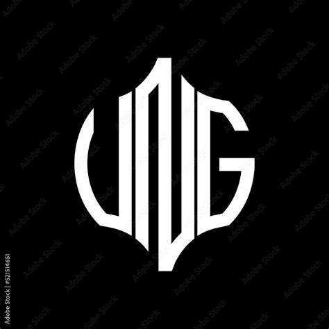 VNG letter logo. VNG best black background vector image. VNG Monogram ...