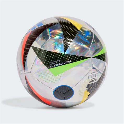 Adidas Fussballliebe Training Foil Ball Silver Adidas Uk