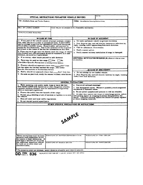 Figure 2 1 Dd Form 836 Special Instructions