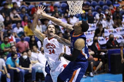 PBA Ginebra Waxes Hot Late To Pull Away From Meralco ABS CBN News