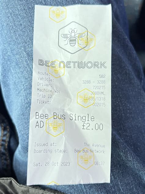 Bee Network Bus Ticket James Fletcher Flickr