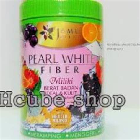 Pearl White Jamu Jelita Fiber Murah Beauty Personal Care Sanitary