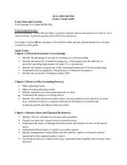 Exam1 Study Guide Fall2022 Docx ACG 4101 Fall 2022 Exam 1 Study Guide