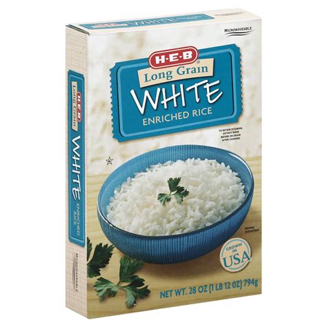 H E B Long Grain White Rice Shop Rice And Grains At H E B