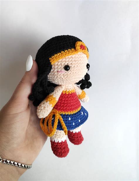 Wonder Woman Crochet Pattern Wonder Woman Doll Amigurumi Etsy