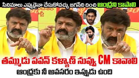 Nandamuri Balakrishna Comments On Pawan Kalyan CM YS Jagan AP GOVT