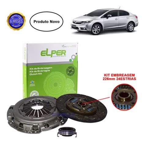 Kit Embreagem Honda Civic V Original Elper